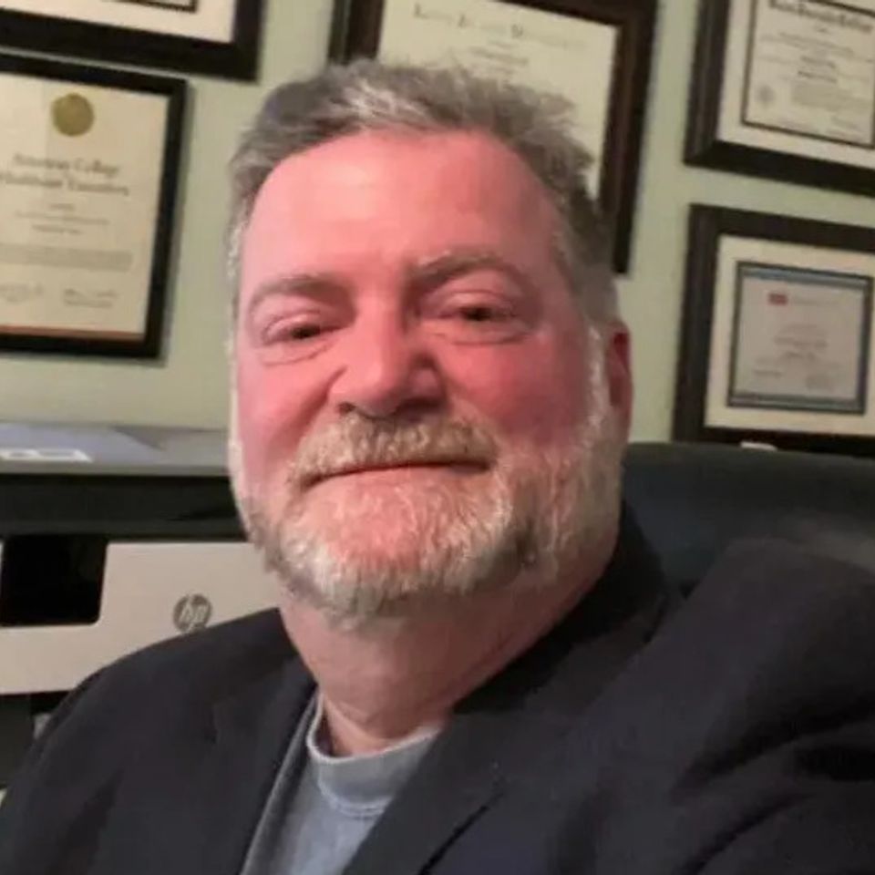 Dr. Charles Day in his office