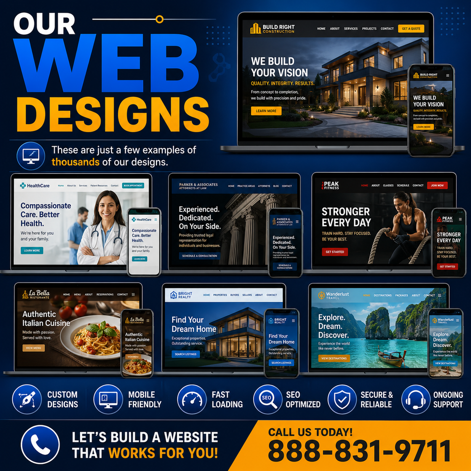 Web designs fb ad