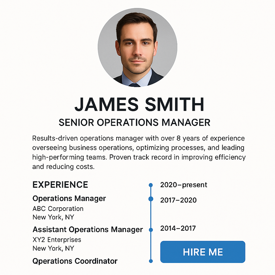 Ops resume