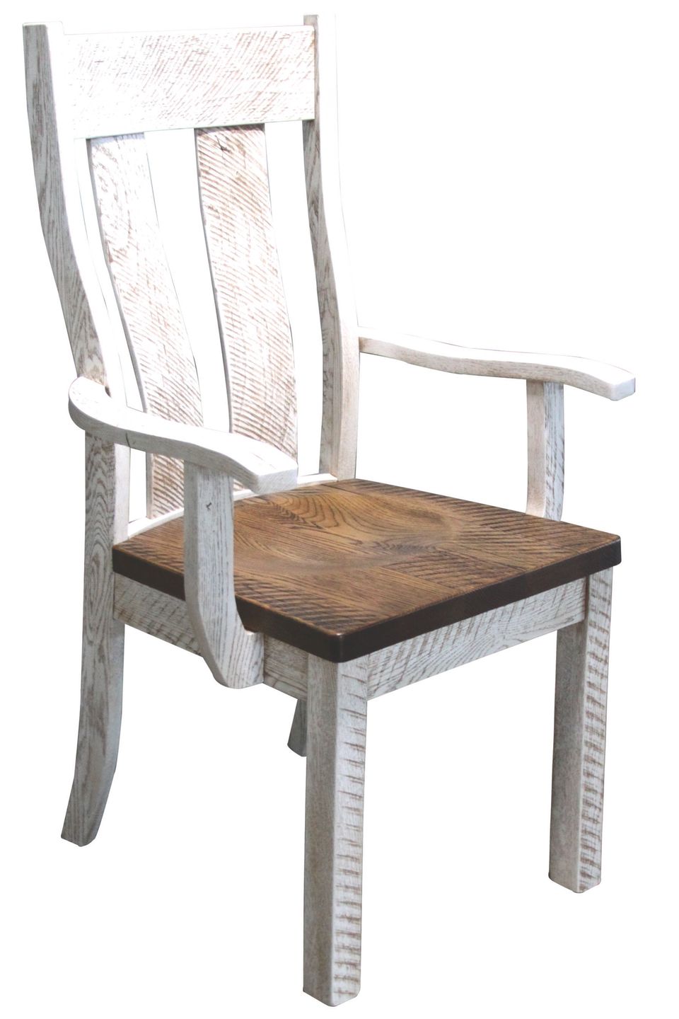 Hlw white  urbana arm chair