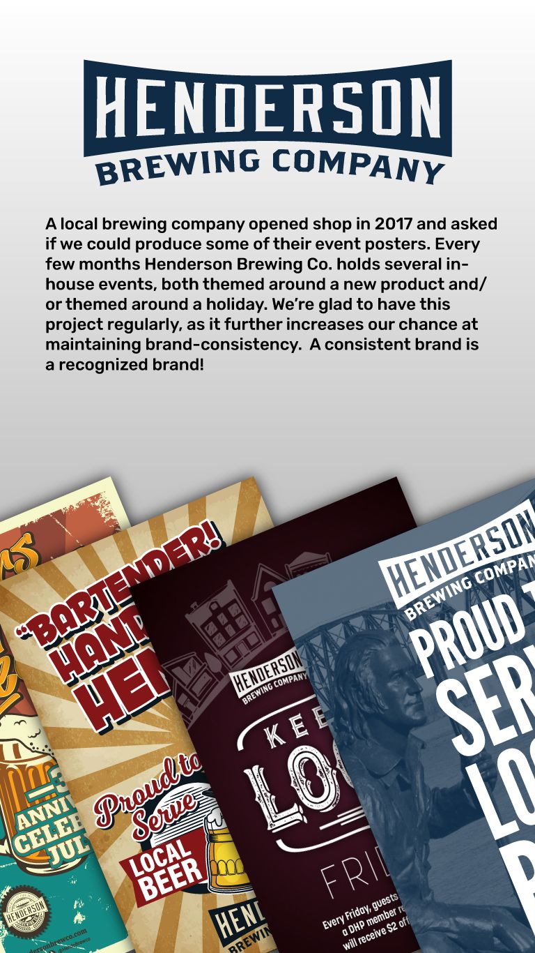Hendo brew posters portfolio
