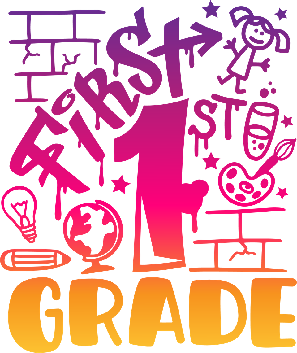 School   1st grade girl color