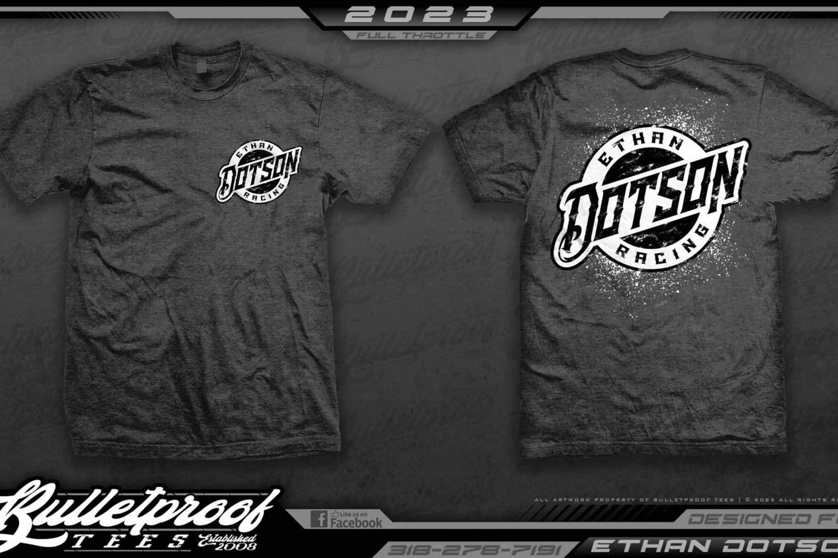 Bullet proof tees 318 278 7191