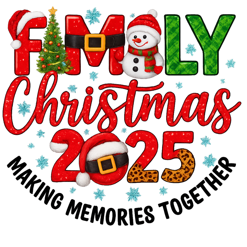 Seasons   christmas family christmas 2025 black