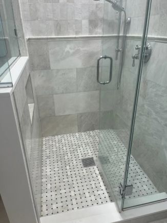 Bathroom tub tile restored by ms grout
