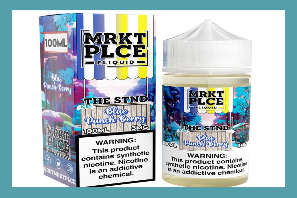 MRKT PLCE Iced Blue Punch Berry E-Liquid