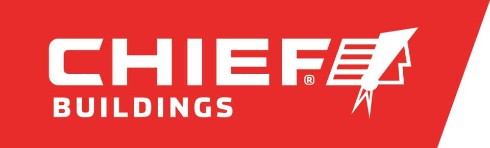 Chiefbuildingsbadgewhiteonred