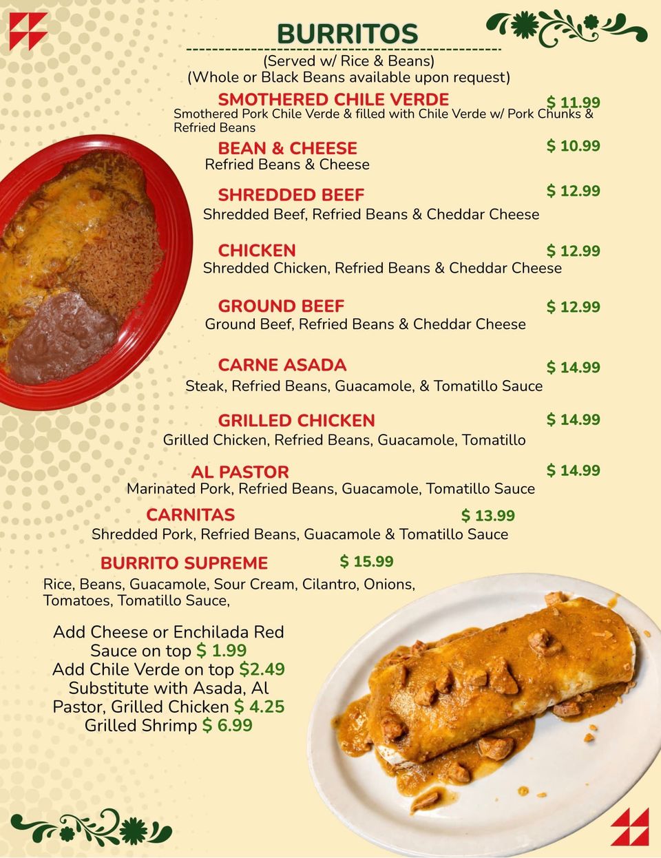 Los garcia menu 06 burritos