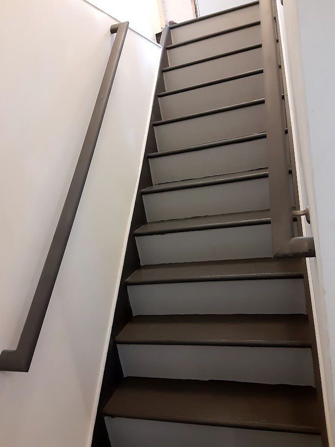 Basement staircase, done by Taurus Contracting Inc., of Suffolk County NY