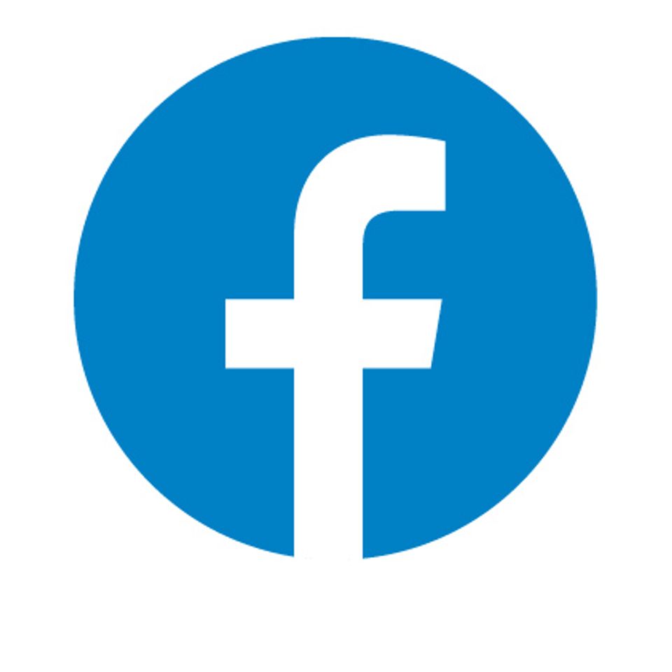 Facebook logo 1 inch