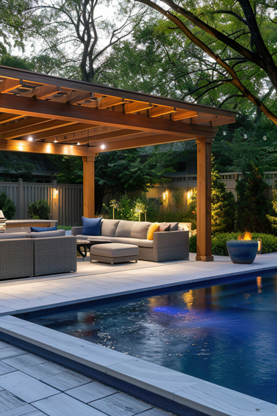 Luxe outdoor living cincinnati pools pergolas 25