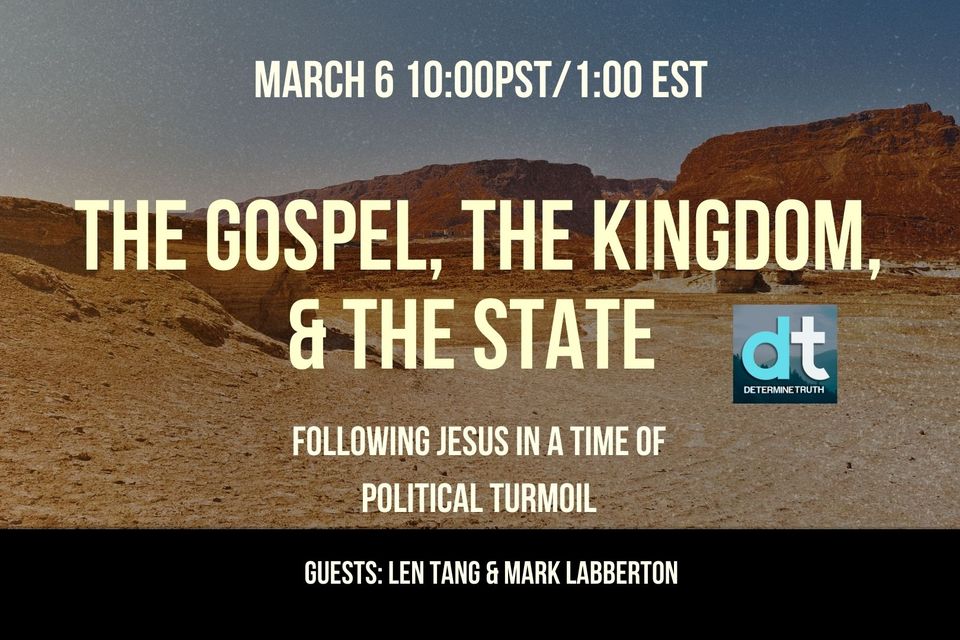 The gospel  the kingdom    the state