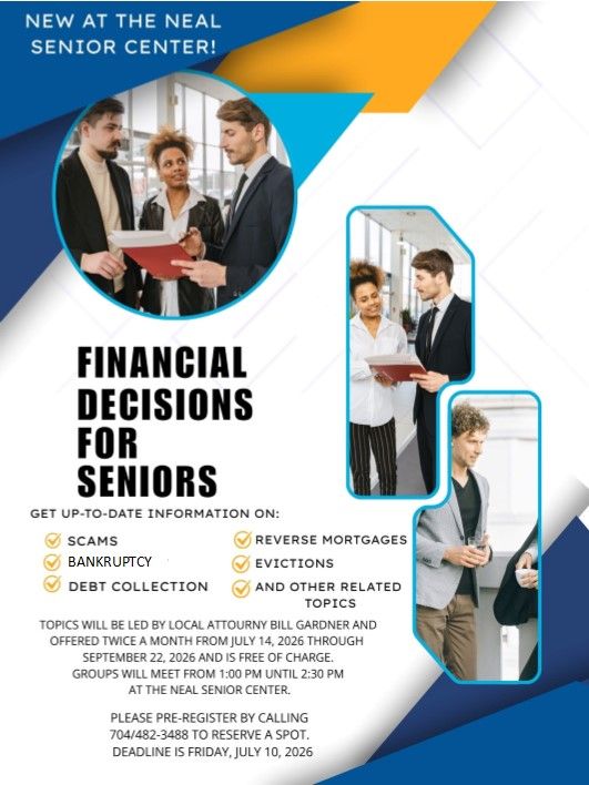 Poster financial decisions for seniors