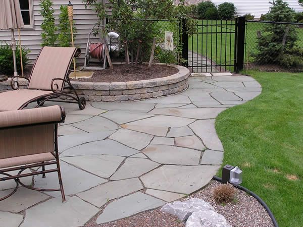 Flagstone patio flagstone