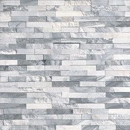 Alaska gray multi finish stacked stone panels