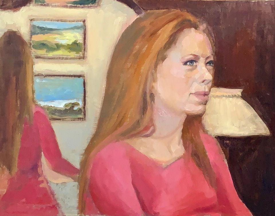Moore  devianne  oil on panel  11 x 14