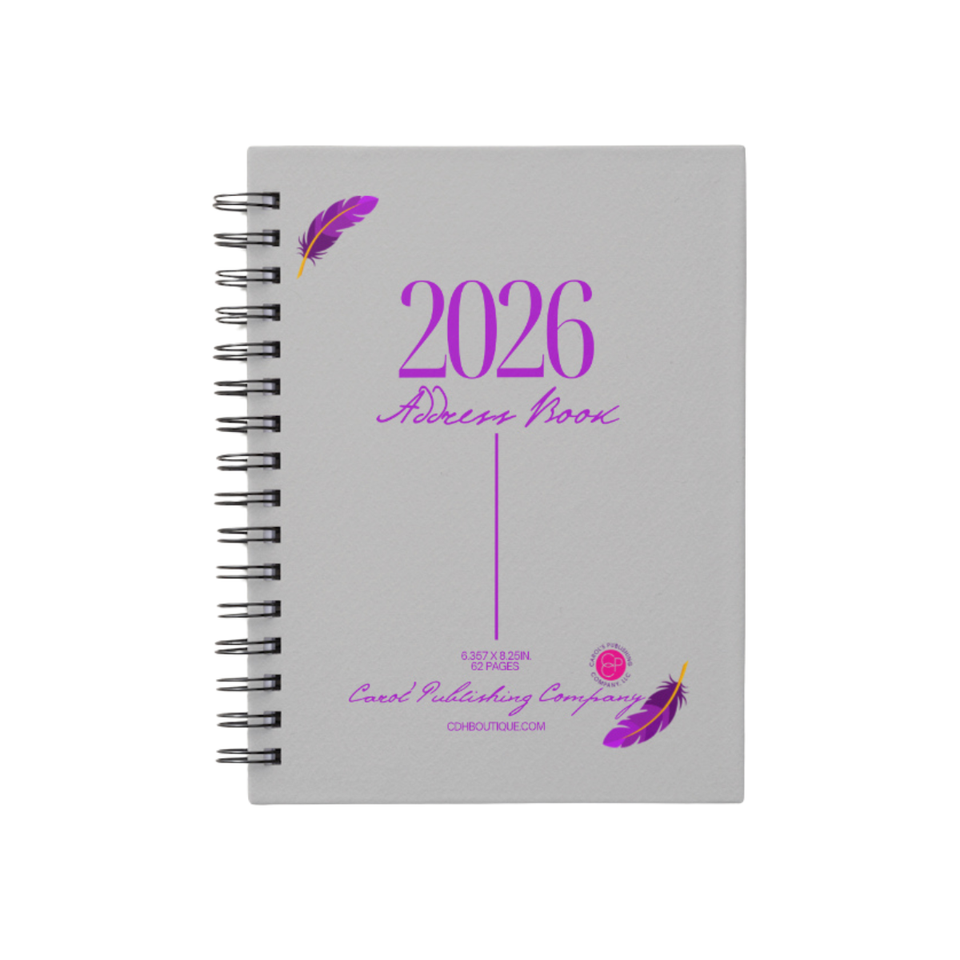 Examples 2026 addresses book planner 1