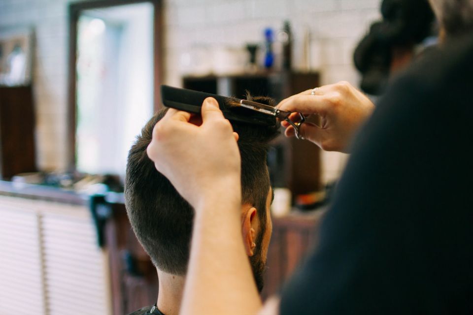 Barbershop haircut