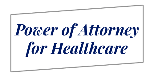 Icons power of attorney for healthcare