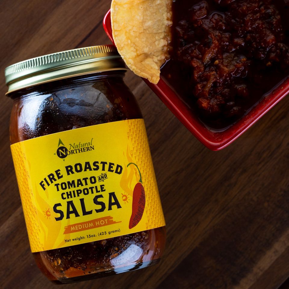 Nnf714 salsa tomato chipotle single jar (6) 1x1