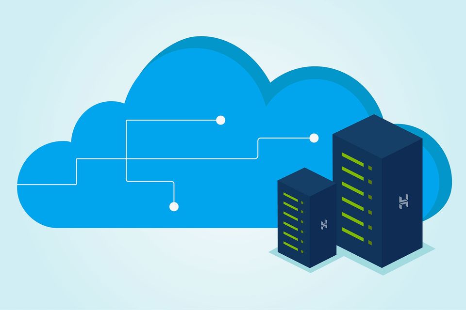 Web hosting images with cloud and servers