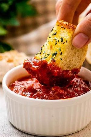 Garlic bread dip sauce terrace