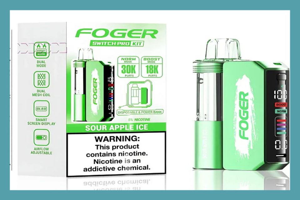 Foger Sour Apple Ice Disposable Vape