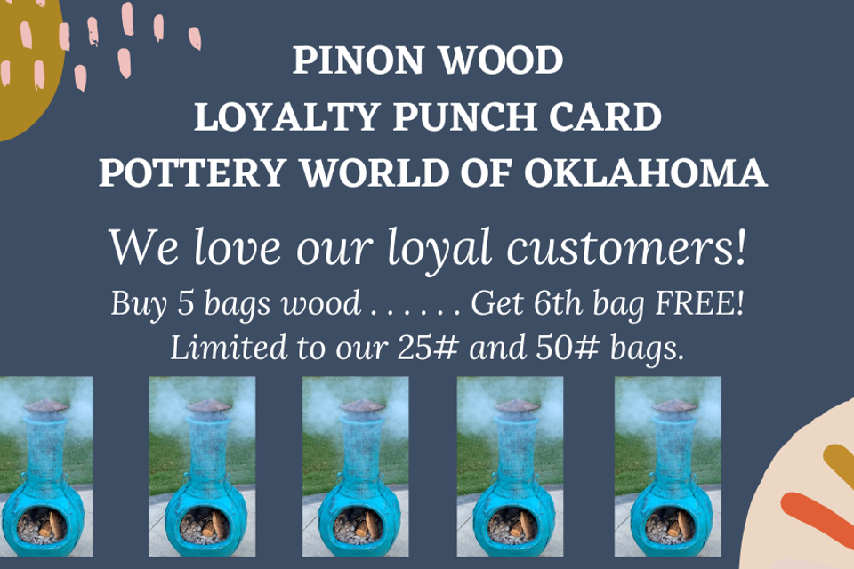 Pinon wood punch card  2 07 23 22