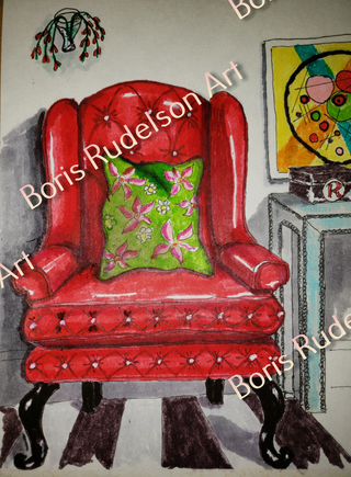 Red Armchair
