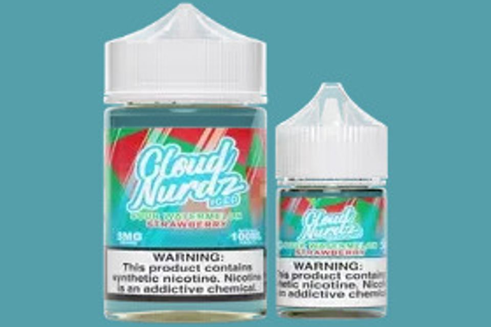 Cloud Nurdz Sour Watermelon Strawberry Iced