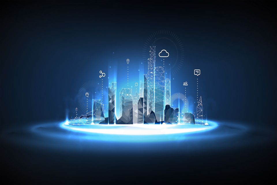 Houston technological city line and how everything online is connected