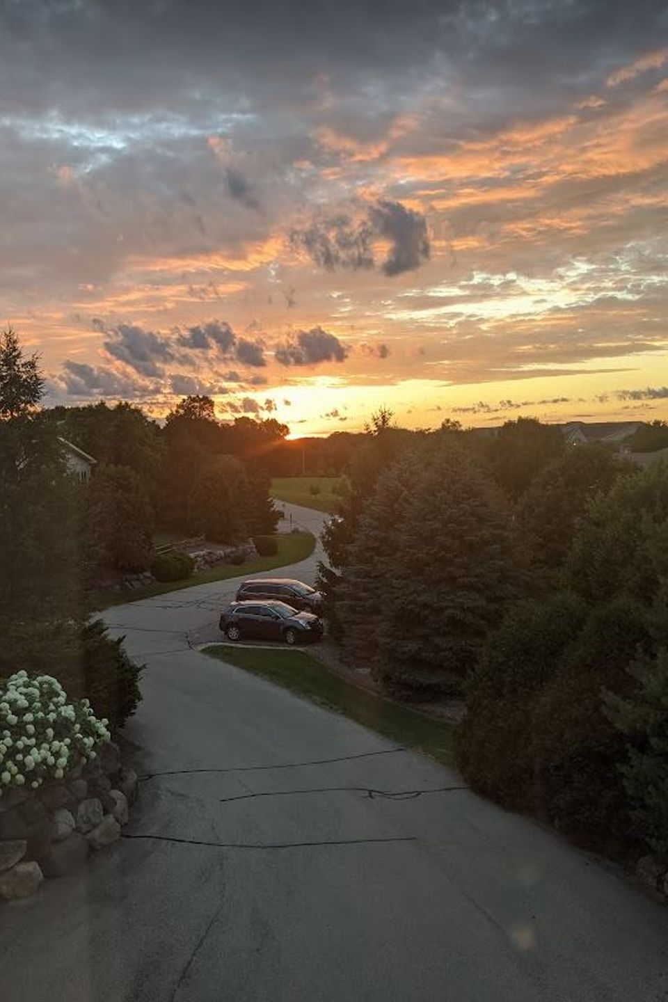 Photo sunset summer gold