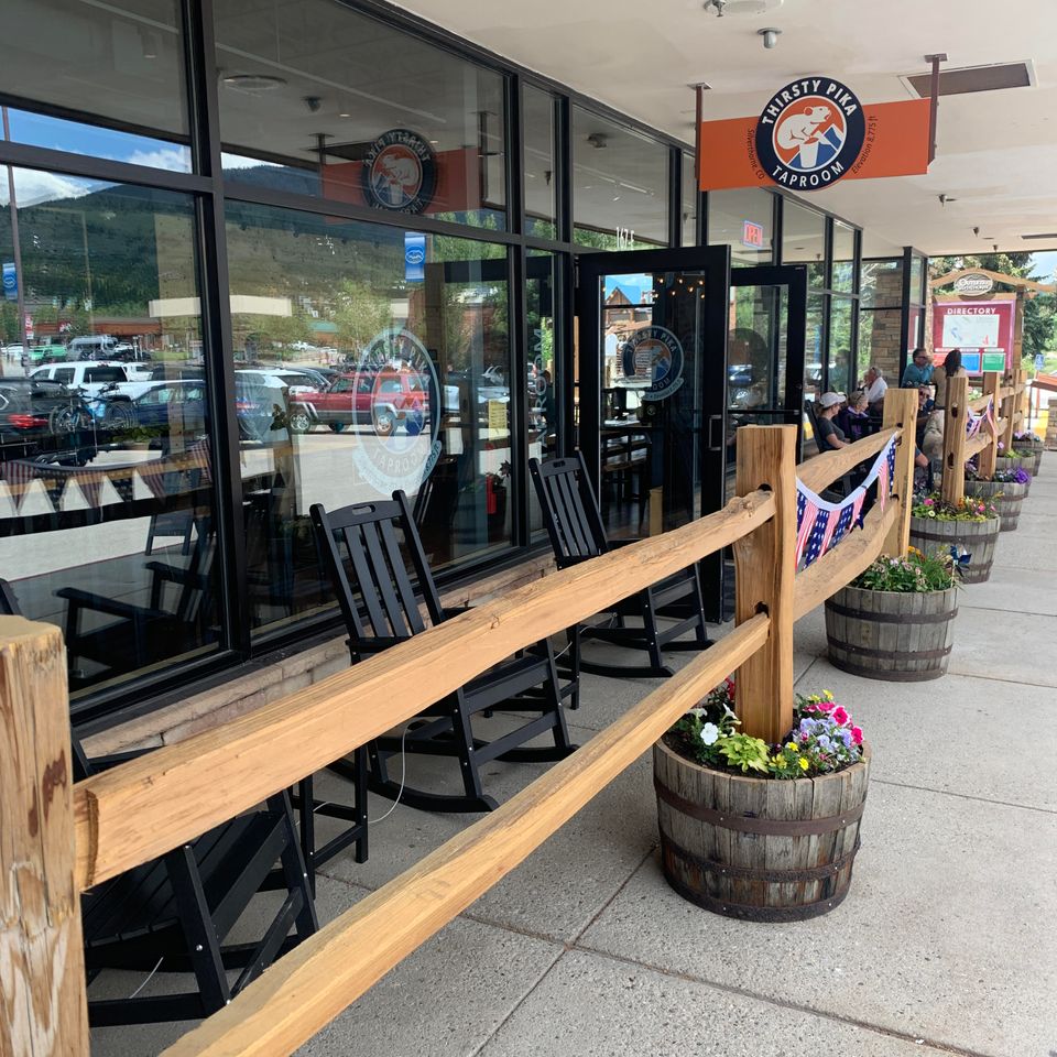 Taproom patio