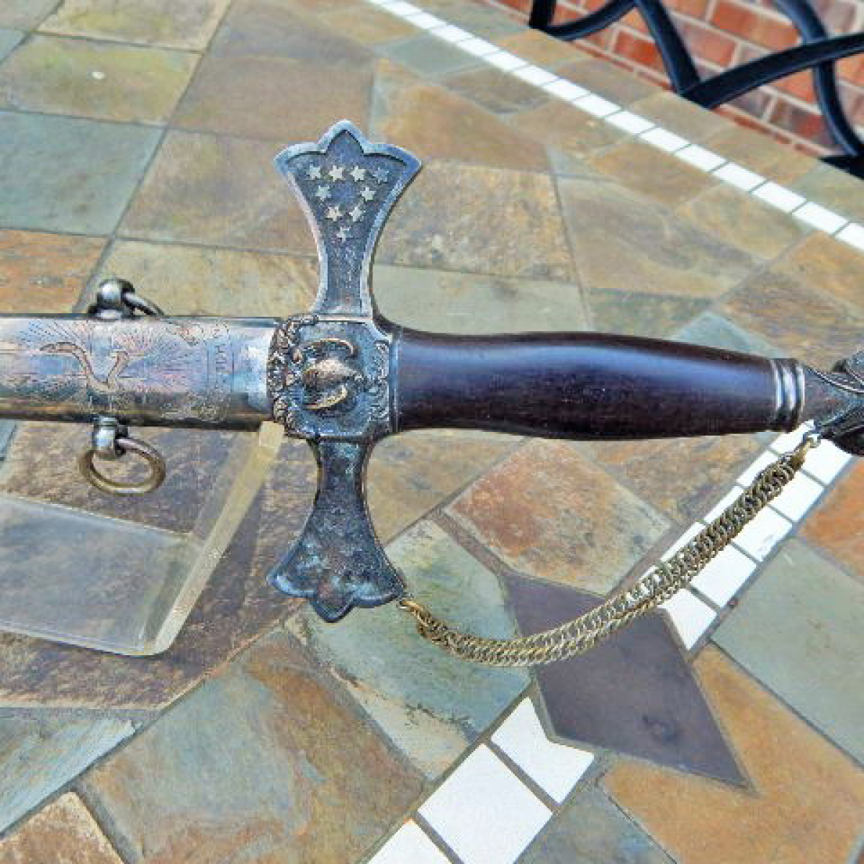 C.roby  early masonic knights sword  silvered  1860s files20170911 5839 jf4cyr