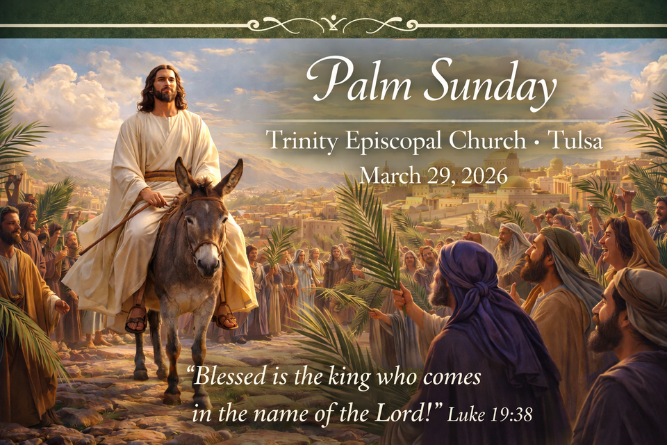Palm sunday at trinity episcopal church