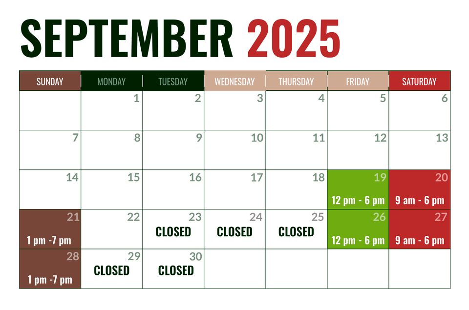Lyons 2025 calendar september