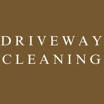 Driveway cleaning