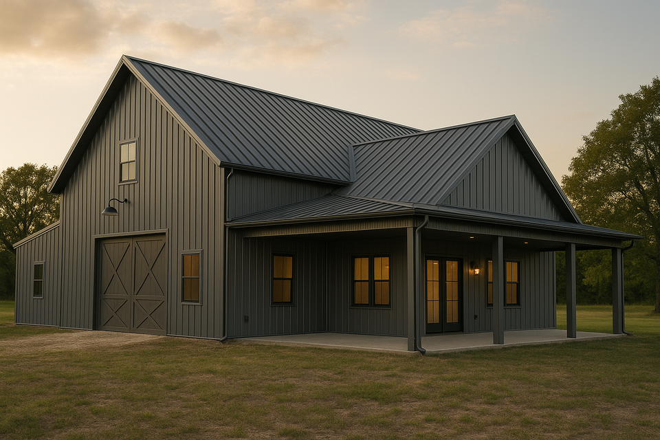 Metal barndominum