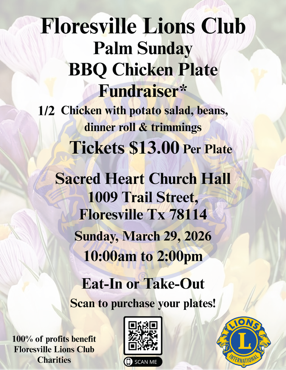 Floresville lions bbq 2026