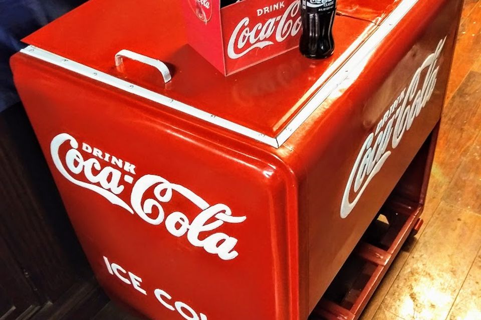 Coke ice box