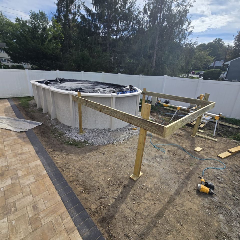 Before pool deck