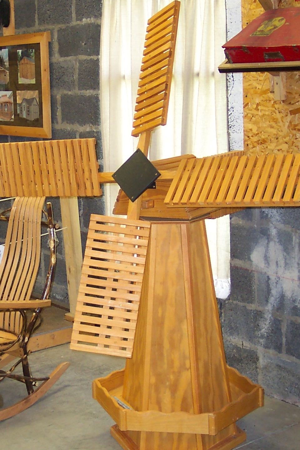 Windmill stained