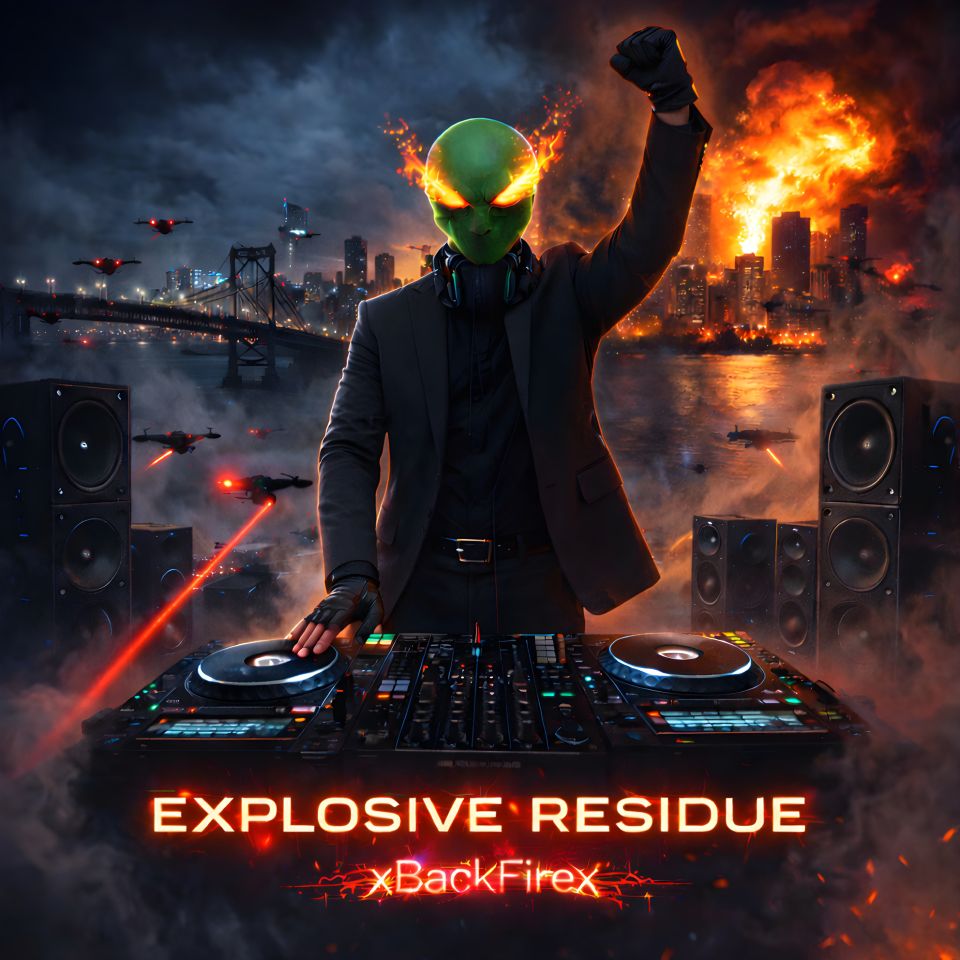 Explosive residue (single cover art)