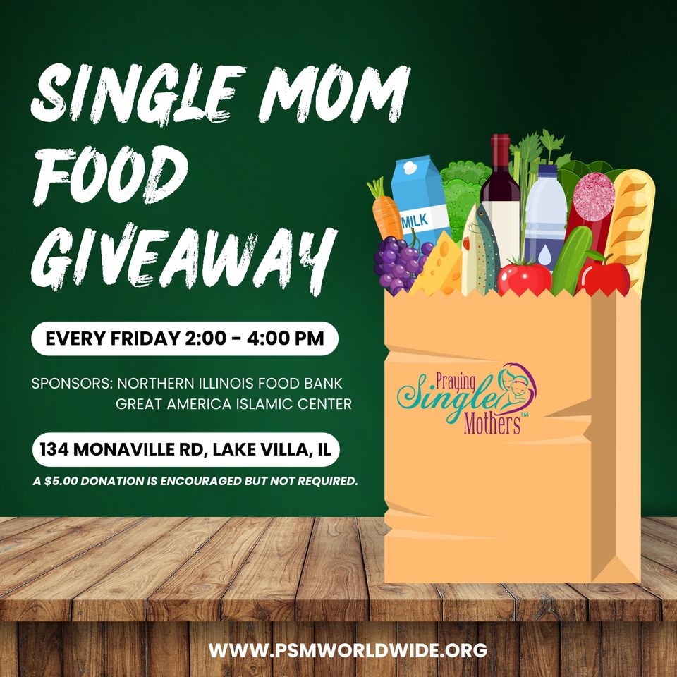 Single mom food giveaway