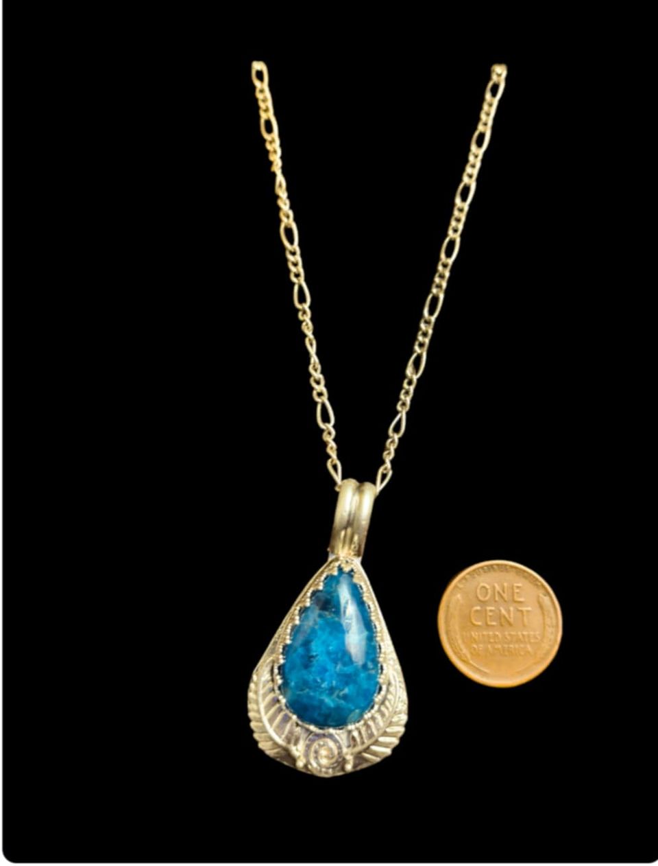 Blue apatite  150