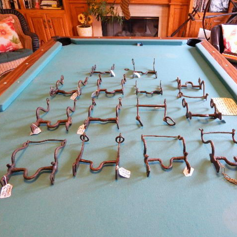 Dug civil war military horse bits  14 files820170913 15012 a03up8