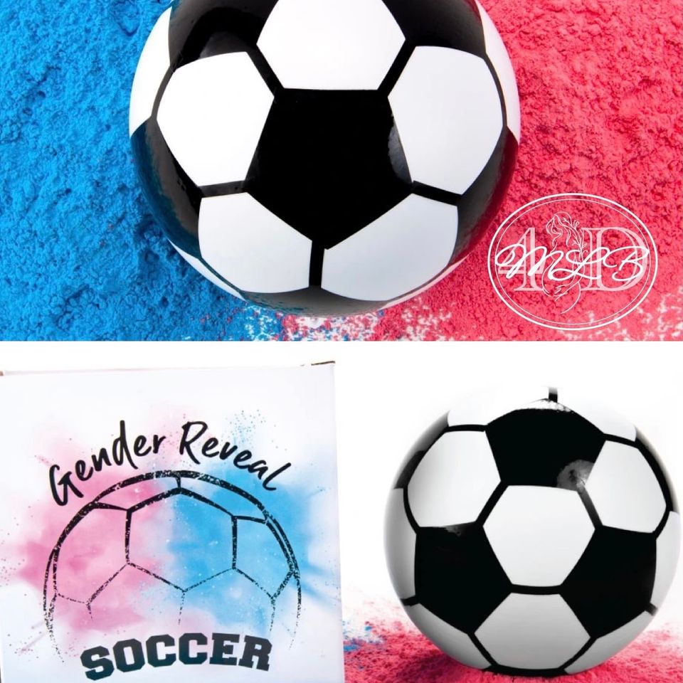 Soccerball gender reveal