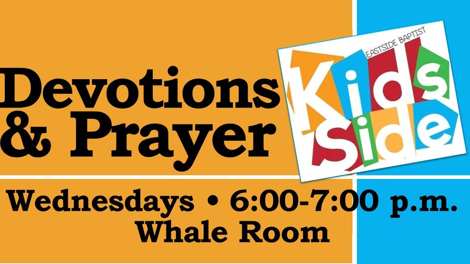 Kids side wednesday bible study