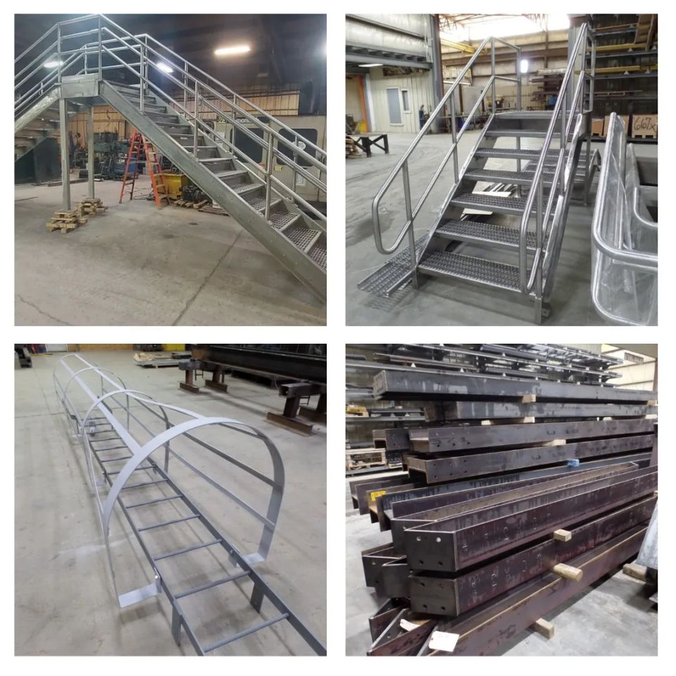 Stair and handrail fabrication