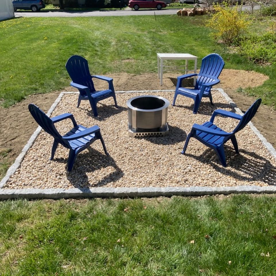 After square fire pit
